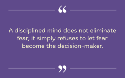 3 Powerful Habits For Overcoming Fear Based Thinking